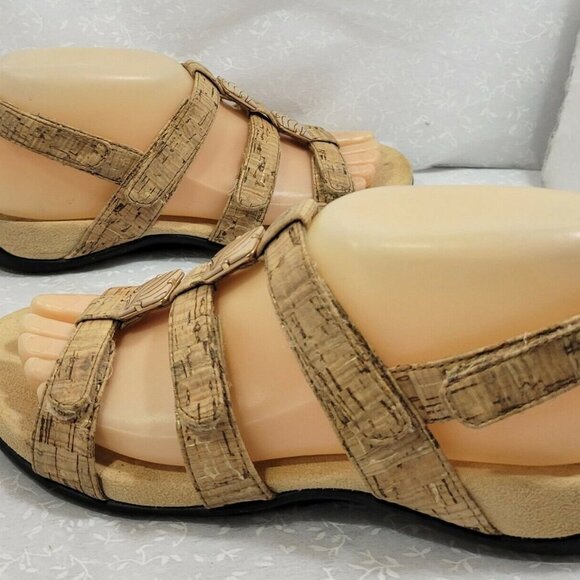 Vionic Womens Amber Adjustable Slip On Synthetic Brown Strappy Sandal Size US 7 - Picture 6 of 10